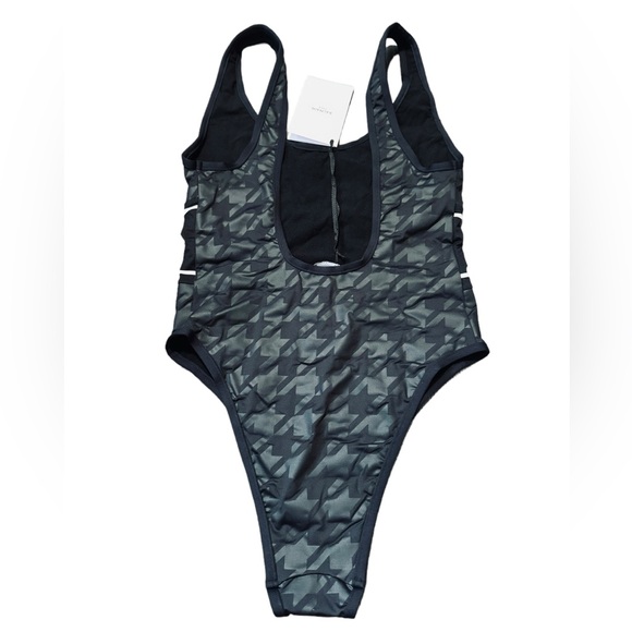 BALMAIN***Black Houndstooth One-Piece Swimsuit***Small $580 - Picture 10 of 10